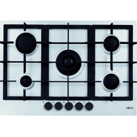 Elleci PGPP75168CS | PIANO COTTURA | Plano Plus 75 | Piano a gas da incasso smaltato | Granitek | 750 x 510