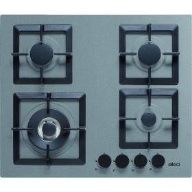 Elleci PMSP60173WS | PIANO COTTURA | Plano 60  | Piano a gas da incasso smaltato | Granitek | 600 x 510
