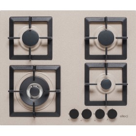 Elleci PGSP60151WS | PIANO COTTURA | Plano 60  | Piano a gas da incasso smaltato | Granitek | 600 x 510