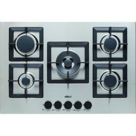 Elleci PIAP751INCS | PIANO COTTURA | Plano 75 | Piano a gas da incasso smaltato | Inox | 750 x 510