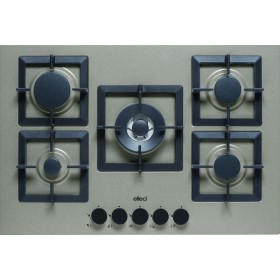Elleci PGSP75143CS | PIANO COTTURA | Plano 75 | Piano a gas da incasso smaltato | Granitek | 750 x 510
