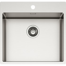 ELLECI NEW LIM500SAC | LAV. INOX COMPASS 500 540X510X200 1V SATINATO CARTONE