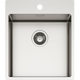 ELLECI NEW LIM400SAC | LAV. INOX COMPASS 400 440x510X200 1V SATINATO CARTONE