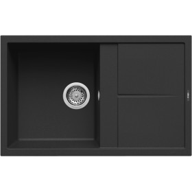 Elleci LKU30086 | Lavello 1 vasca con gocciolatoio | Unico 300 | 790 x 500 | Keratek Plus K86 | Base 500 | Sopratop