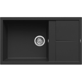 Elleci LKU41086 | Lavello 1 vasca con gocciolatoio | Unico 410 | 860 x 500 | Keratek Plus K86 | Base 600 | Sopratop