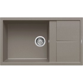 Elleci LKU41093 | Lavello 1 vasca con gocciolatoio | Unico 410 | 860 x 500 | Keratek Plus K93 | Base 600 | Sopratop