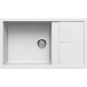 Elleci LKU41096 | Lavello 1 vasca con gocciolatoio | Unico 410 | 860 x 500 | Keratek Plus K96 | Base 600 | Sopratop