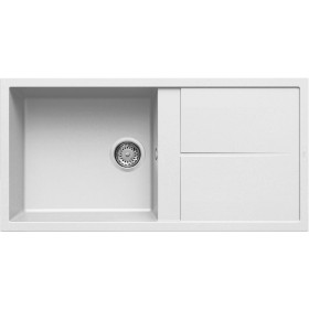 Elleci LKU48096 | Lavello 1 vasca con gocciolatoio | Unico 480 | 1000 x 500 | Keratek Plus K96 | Base 600 | Sopratop