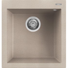 Elleci LGQ10251 | Lavello 1 vasca | Quadra 102 | 470 x 500 | Granitek G51 | Base 450 ||| 500 se inizio composizione | Sopratop