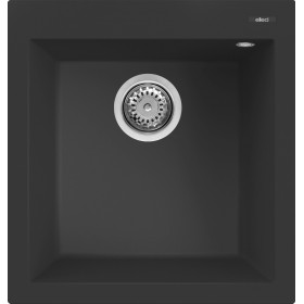 Elleci LGQ10240 | Lavello 1 vasca | Quadra 102 | 470 x 500 | Granitek G40 | Base 450 ||| 500 se inizio composizione | Sopratop