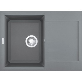 Elleci LMY13573 | Lavello 1 vasca con gocciolatoio | Easy 135 | 680 x 500 | Granitek M73 | Base 450 ||| 600 se inizio composizi