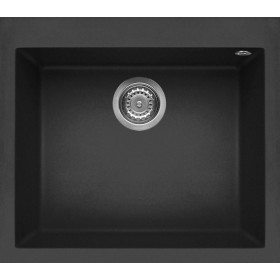 Elleci LMQ10570 | Lavello 1 vasca | Quadra 105 | 570 x 500 | Granitek M70 | Base 600 | Sopratop