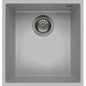 Elleci LMQ10079BSO | Lavello 1 vasca | Quadra 100 Sottotop | 380 x 440 | Granitek M79 | Base 450 | Sottotop