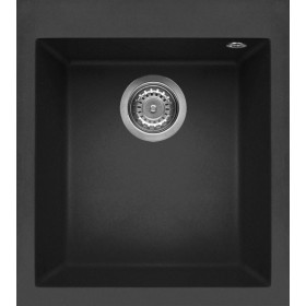 Elleci LMQ10070 | Lavello 1 vasca | Quadra 100 | 410 x 500 | Granitek M70 | Base 450 | Sopratop