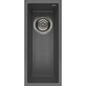 Elleci LMQ05073BSO | Lavello 1 vasca | Quadra 50 Sottotop | 200 x 440 | Granitek M73 | Base 300 | Sottotop