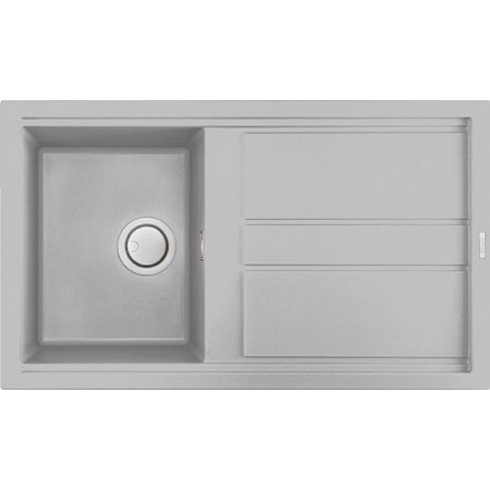 Elleci LMB40079 | Lavello 1 vasca con gocciolatoio | Best 400 | 860 x 510 | Granitek M79 | Base 450 | Sopratop