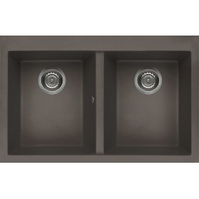 Elleci LKQ35093 | Lavello 2 vasche | Quadra 350 | 790 x 500 | Keratek Plus K93 | Base 800 | Sopratop