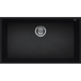 Elleci LKQ13086BSO | Lavello 1 vasca | Quadra 130 Sottotop | 760 x 440 | Keratek Plus K86 | Base 800 | Sottotop