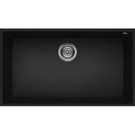 Elleci LKQ13086BSO | Lavello 1 vasca | Quadra 130 Sottotop | 760 x 440 | Keratek Plus K86 | Base 800 | Sottotop