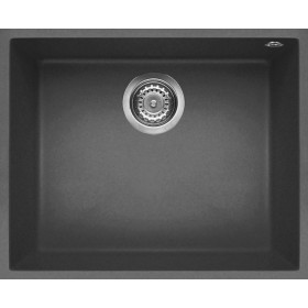 Elleci LKQ10599BSO | Lavello 1 vasca | Quadra 105 Sottotop | 540 x 440 | Keratek Plus K99 | Base 600 | Sottotop