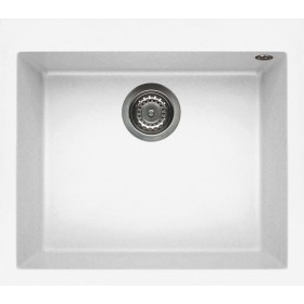 Elleci LKQ10596 | Lavello 1 vasca | Quadra 105 | 570 x 500 | Keratek Plus K96 | Base 600 | Sopratop