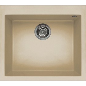 Elleci LKQ10595 | Lavello 1 vasca | Quadra 105 | 570 x 500 | Keratek Plus K95 | Base 600 | Sopratop