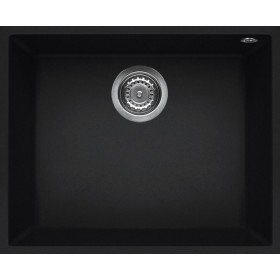 Elleci LKQ10586BSO | Lavello 1 vasca | Quadra 105 Sottotop | 540 x 440 | Keratek Plus K86 | Base 600 | Sottotop