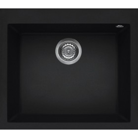 Elleci LKQ10586 | Lavello 1 vasca | Quadra 105 | 570 x 500 | Keratek Plus K86 | Base 600 | Sopratop