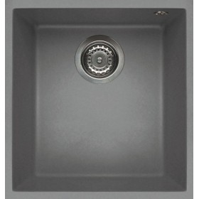 Elleci LKQ10097BSO | Lavello 1 vasca | Quadra 100 Sottotop | 380 x 440 | Keratek Plus K97 | Base 450 | Sottotop