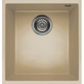 Elleci LKQ10095BSO | Lavello 1 vasca | Quadra 100 Sottotop | 380 x 440 | Keratek Plus K95 | Base 450 | Sottotop