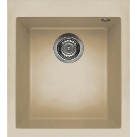Elleci LKQ10095 | Lavello 1 vasca | Quadra 100 | 410 x 500 | Keratek Plus K95 | Base 450 | Sopratop