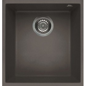 Elleci LKQ10093BSO | Lavello 1 vasca | Quadra 100 Sottotop | 380 x 440 | Keratek Plus K93 | Base 450 | Sottotop