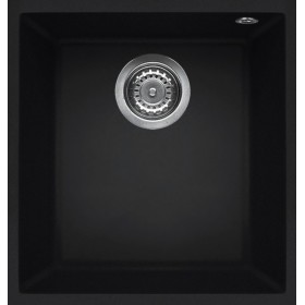 Elleci LKQ10086BSO | Lavello 1 vasca | Quadra 100 Sottotop | 380 x 440 | Keratek Plus K86 | Base 450 | Sottotop