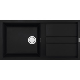 Elleci LKB48086 | Lavello 1 vasca con gocciolatoio | Best 480 | 1000 x 510 | Keratek Plus K86 | Base 600 | Sopratop