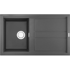 Elleci LKB40099 | Lavello 1 vasca con gocciolatoio | Best 400 | 860 x 510 | Keratek Plus K99 | Base 450 | Sopratop