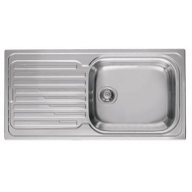 Elleci LIK480SACDX | Lavello 1 vasca con gocciolatoio | Sky 480 | 1000 x 500 | Inox Satinata | Base 600 | Sopratop