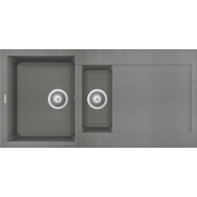 Elleci LGY47548 | Lavello 1 vasca  ½ con gocciolatoio | Easy 475 | 1000 x 500 | Granitek G48 | Base 600 ||| 800 se inizio compo