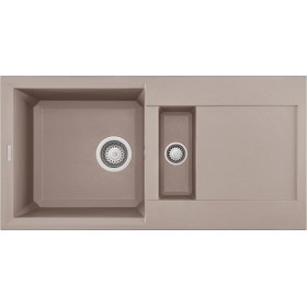 Elleci LGY42543 | Lavello 1 vasca  ½ con gocciolatoio | Easy 425 | 860 x 435 | Granitek G43 | Base 600 | Sopratop