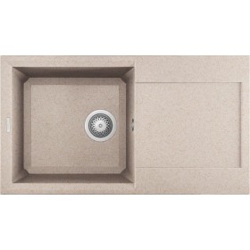 Elleci LGY29051 | Lavello 1 vasca con gocciolatoio | Easy 290 | 780 x 435 | Granitek G51 | Base 500 ||| 600 se inizio composizi