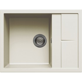 Elleci LGU12562 | Lavello 1 vasca con gocciolatoio | Unico 125 | 650 x 500 | Granitek G62 | Base 500 | Sopratop