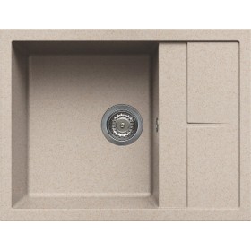 Elleci LGU12551 | Lavello 1 vasca con gocciolatoio | Unico 125 | 650 x 500 | Granitek G51 | Base 500 | Sopratop