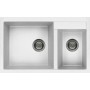 Elleci LGQ44068 | Lavello 2 vasche | Quadra 440 | 815 x 500 | Granitek G68 | Base 800 ||| 900 se inizio composizione | Sopratop