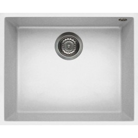 Elleci LGQ10568BSO | Lavello 1 vasca | Quadra 105 Sottotop | 540 x 440 | Granitek G68 | Base 600 | Sottotop