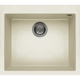 Elleci LGQ10562 | Lavello 1 vasca | Quadra 105 | 570 x 500 | Granitek G62 | Base 600 | Sopratop