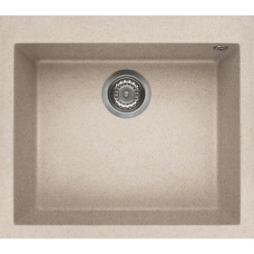 Elleci LGQ10551 | Lavello 1 vasca | Quadra 105 | 570 x 500 | Granitek G51 | Base 600 | Sopratop