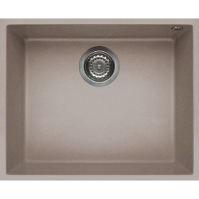 Elleci LGQ10543BSO | Lavello 1 vasca | Quadra 105 Sottotop | 540 x 440 | Granitek G43 | Base 600 | Sottotop