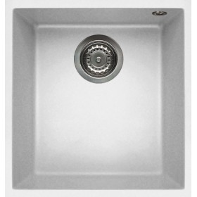 Elleci LGQ10068BSO | Lavello 1 vasca | Quadra 100 Sottotop | 380 x 440 | Granitek G68 | Base 450 | Sottotop