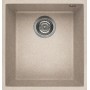 Elleci LGQ10051BSO | Lavello 1 vasca | Quadra 100 Sottotop | 380 x 440 | Granitek G51 | Base 450 | Sottotop