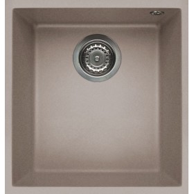 Elleci LGQ10043BSO | Lavello 1 vasca | Quadra 100 Sottotop | 380 x 440 | Granitek G43 | Base 450 | Sottotop