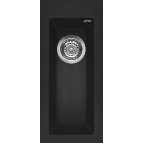 Elleci LGQ05040 | Lavello 1 vasca | Quadra 50 | 230 x 500 | Granitek G40 | Base 300 | Sopratop